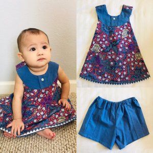 2/$25 Infant/Toddler Dress + Shorts Set